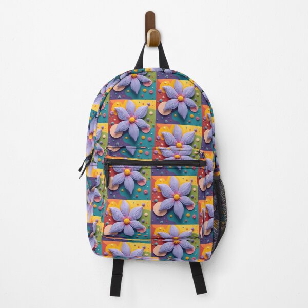 Item preview, 3D Pop Art Flower Design, POD Artwork, Colorful Retro Style designed and sold by KlarkiteTees.