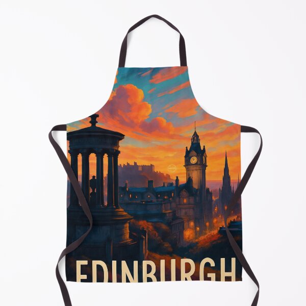 Item preview, Sunset Over Edinburgh Skyline from Calton Hill designed and sold by Aryabek.