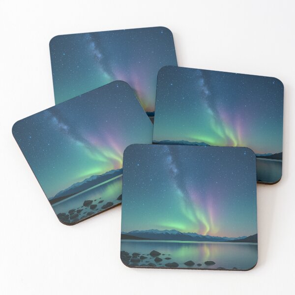 Item preview, Aurora Australis Over Lake Tekapo, New Zealand designed and sold by Aryabek.