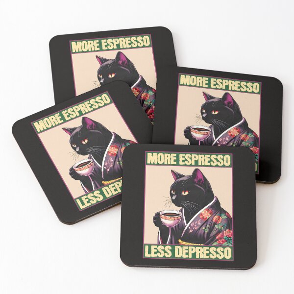 Item preview, More Espresso Less Depresso Meme  designed and sold by LAZAR-EG.