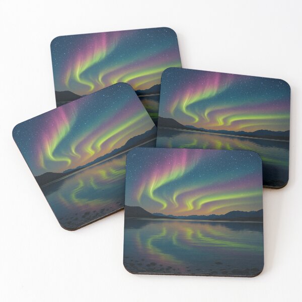 Item preview, Southern Lights Reflected Over Lake Tekapo designed and sold by Aryabek.