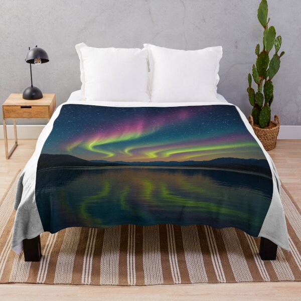 Item preview, Southern Lights Reflected Over Lake Tekapo designed and sold by Aryabek.