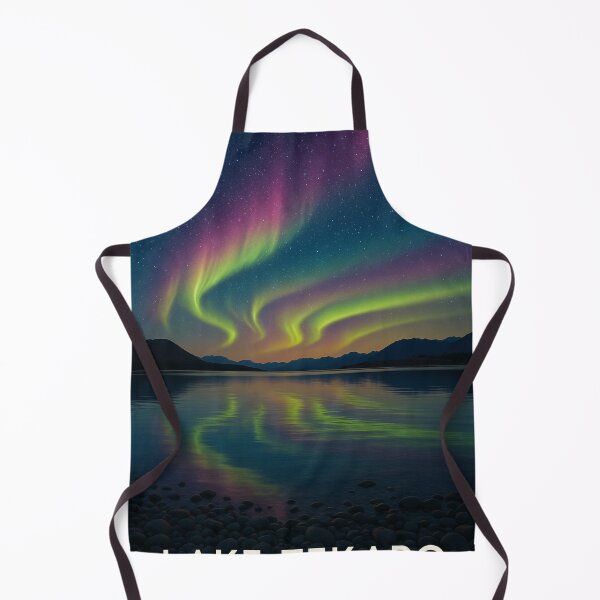 Item preview, Southern Lights Reflected Over Lake Tekapo designed and sold by Aryabek.