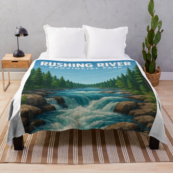 Item preview, Rapids at Rushing River Provincial Park, Ontario designed and sold by Aryabek.