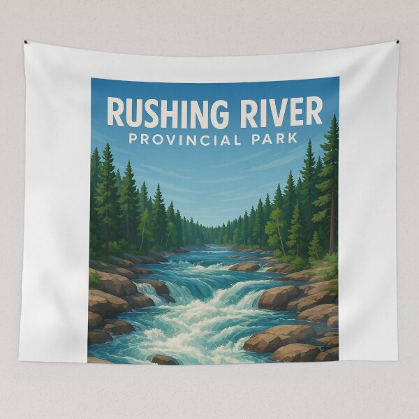 Item preview, Rapids at Rushing River Provincial Park, Ontario designed and sold by Aryabek.