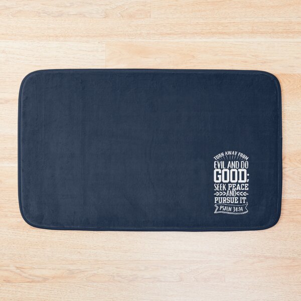 Item preview, Psalm 34:14 navy blue designed and sold by LRM_ artz.