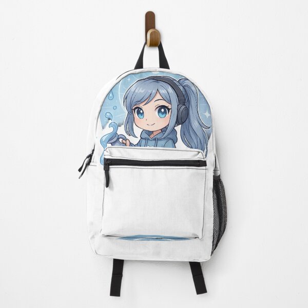 Item preview, Chibi Aquarius Zodiac Girl | Water Bearer in Cute Hoodie Style ♒️ designed and sold by Nitnamestudio.
