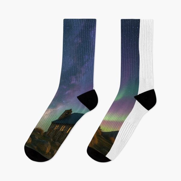 Item preview, Milky Way and Aurora Over Church of the Good Shepherd, Tekapo designed and sold by Aryabek.