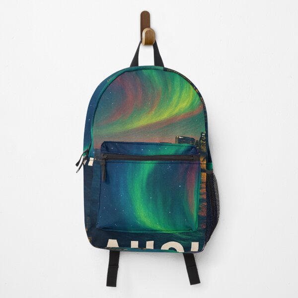 Item preview, Aurora Over Auckland Harbour and Sky Tower designed and sold by Aryabek.