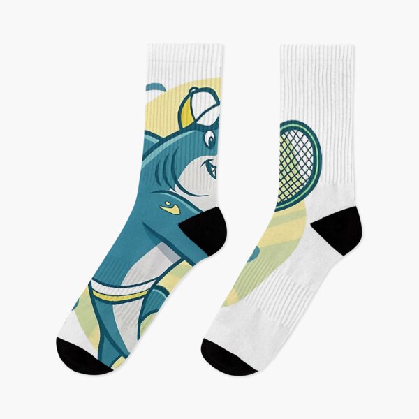 Item preview, Shark tennis player designed and sold by likbatonboot.