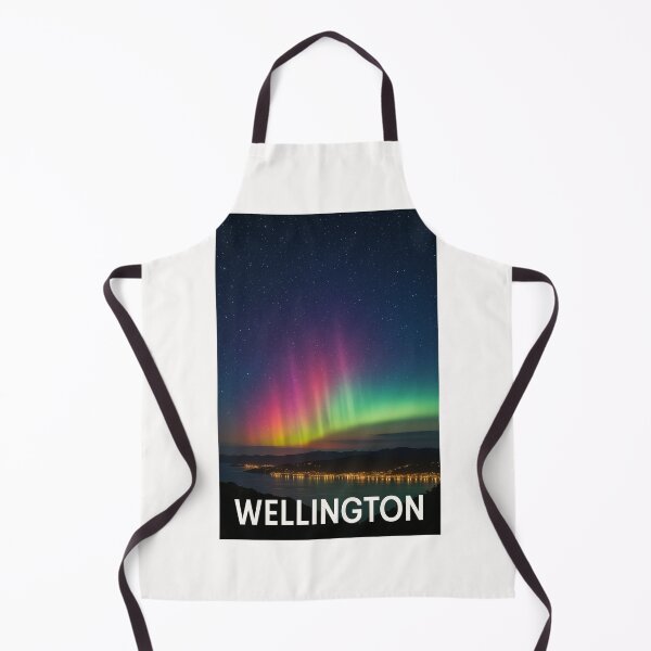 Item preview, Aurora Over Wellington Harbour, New Zealand designed and sold by Places On Earth.