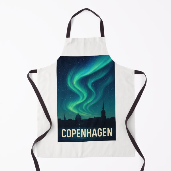 Item preview, Northern Lights Over Frederik's Church, Copenhagen designed and sold by Places On Earth.