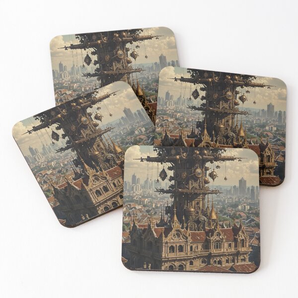 Item preview, "Steampunk WAT2 : Steampunk Temple of the Future" designed and sold by Neo Yonok -art-.