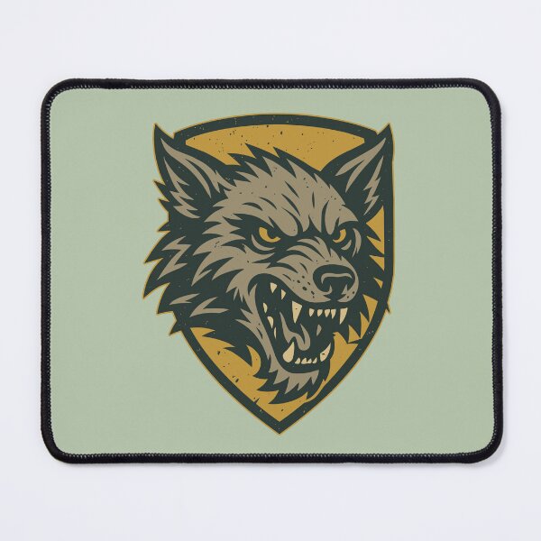Item preview, WW2 Style Tanker Wolf Badge – Simple Military Emblem designed and sold by Hadrion.