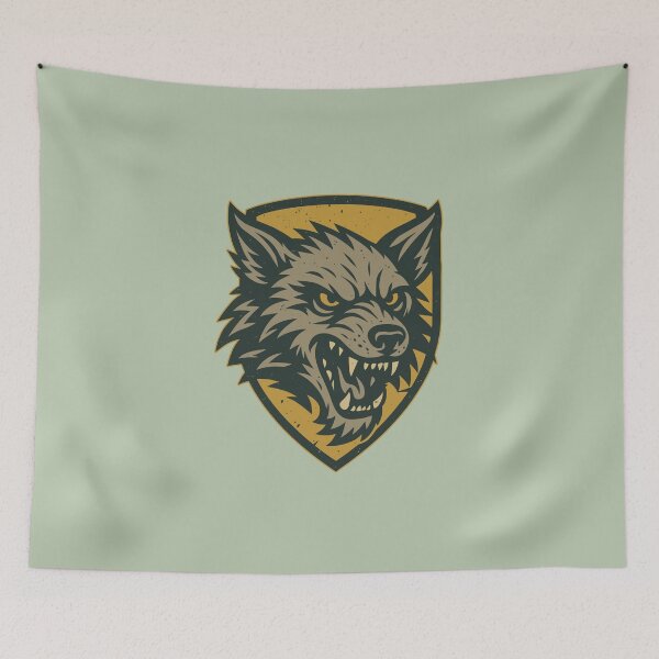 Item preview, WW2 Style Tanker Wolf Badge – Simple Military Emblem designed and sold by Hadrion.