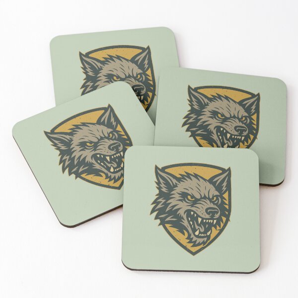 Item preview, WW2 Style Tanker Wolf Badge – Simple Military Emblem designed and sold by Hadrion.