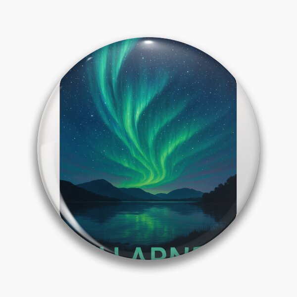Item preview, Aurora Over Lakes of Killarney, Ireland designed and sold by Places On Earth.