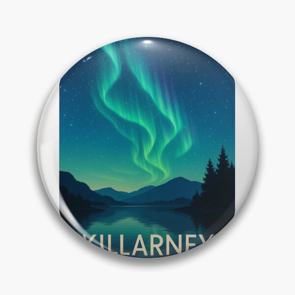 Item preview, Northern Lights Above Killarney National Park, Ireland designed and sold by Places On Earth.
