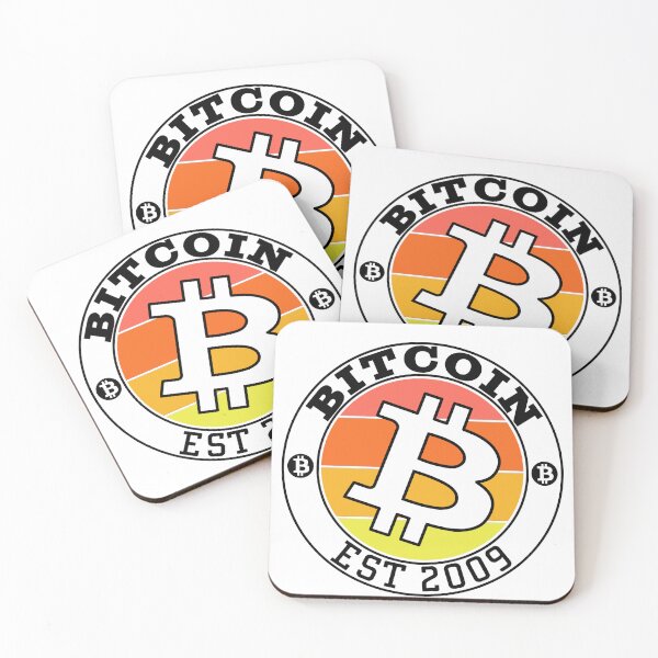Item preview, Bitcoin EST 2009 Multicolour Logo designed and sold by BitcoinTshirts.