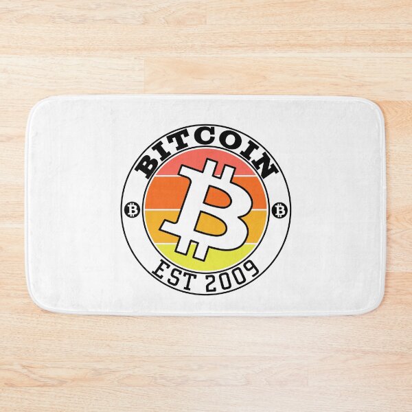 Item preview, Bitcoin EST 2009 Multicolour Logo designed and sold by BitcoinTshirts.