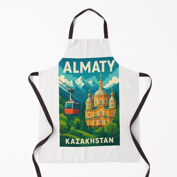 Item preview, Cable Car and Ascension Cathedral in Almaty, Kazakhstan designed and sold by Places On Earth.