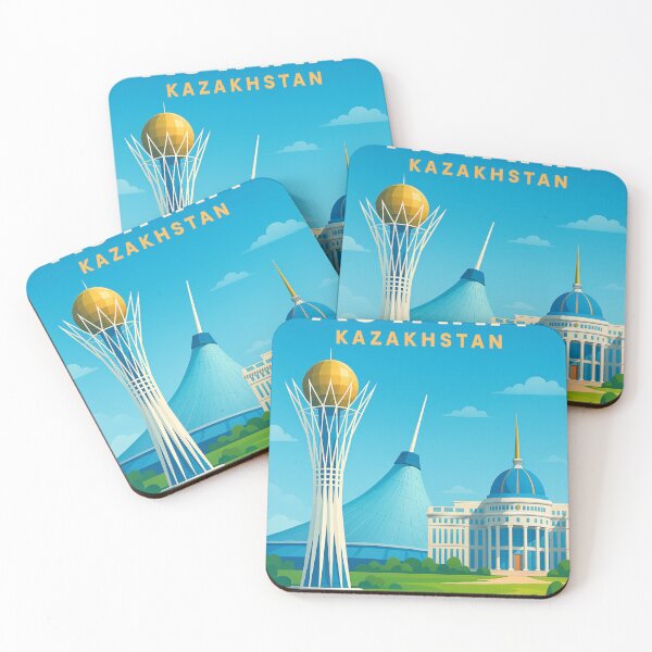 Item preview, Bayterek Tower and Presidential Palace in Astana, Kazakhstan designed and sold by Places On Earth.