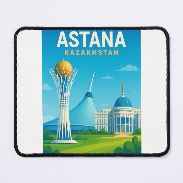 Item preview, Bayterek Tower and Presidential Palace in Astana, Kazakhstan designed and sold by Places On Earth.