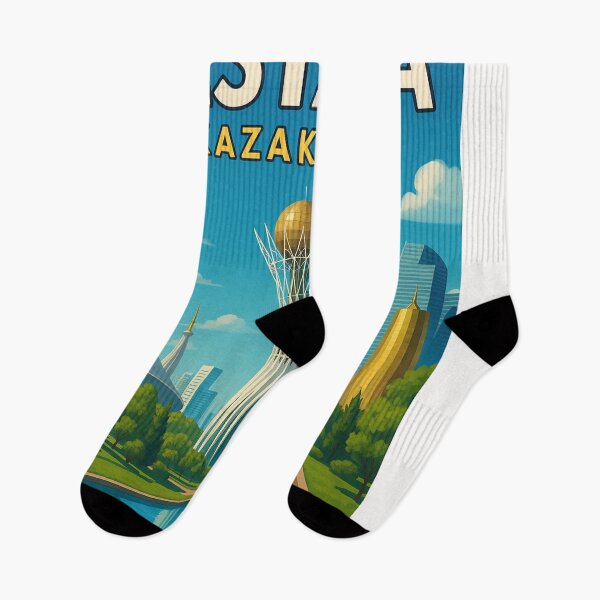 Item preview, Astana Cityscape with Bayterek Tower and Golden Towers designed and sold by Places On Earth.