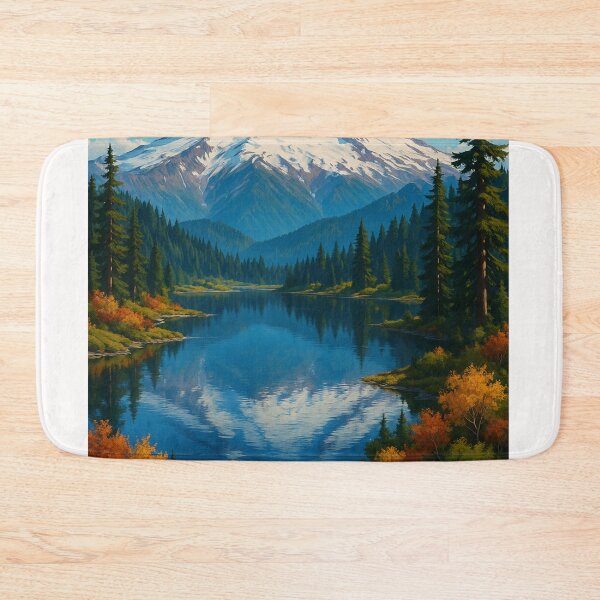 Item preview, Mount Baker Reflected in Alpine Lake, Snoqualmie National Forest designed and sold by Places On Earth.
