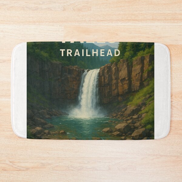 Item preview, Franklin Falls Trailhead and Waterfall in Washington State designed and sold by Places On Earth.