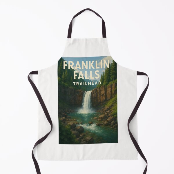 Item preview, Franklin Falls Trailhead and Waterfall in Washington State designed and sold by Places On Earth.