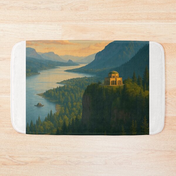 Item preview, Columbia River Gorge and Vista House at Sunset designed and sold by Places On Earth.
