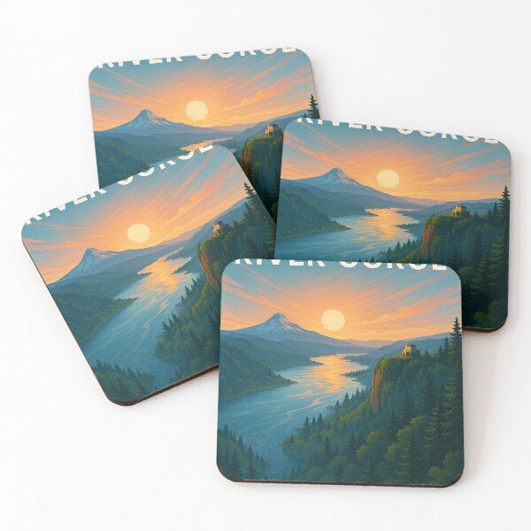 Item preview, Sunset Over Columbia River Gorge and Mount Hood designed and sold by Places On Earth.