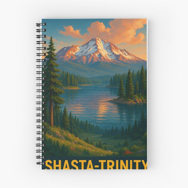 Item preview, Mount Shasta Reflected in Lake, Shasta-Trinity National Forest designed and sold by Places On Earth.