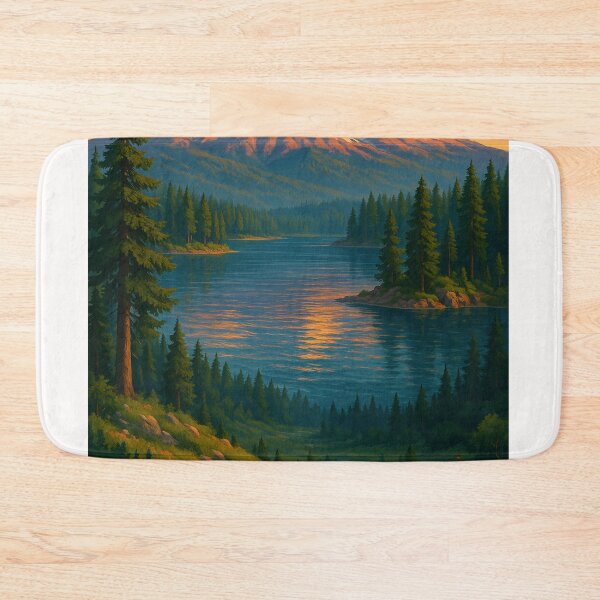 Item preview, Mount Shasta Reflected in Lake, Shasta-Trinity National Forest designed and sold by Places On Earth.
