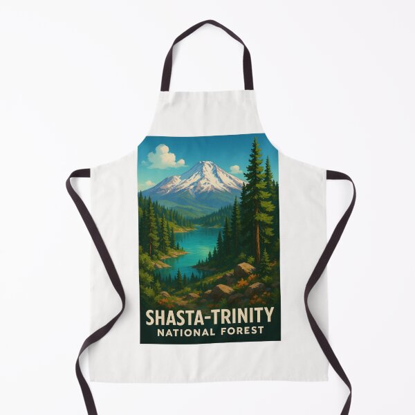 Item preview, Mount Shasta and Lake in Shasta-Trinity National Forest designed and sold by Places On Earth.