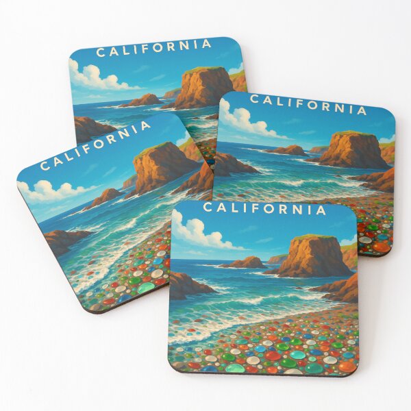 Item preview, Pacific Waves at Glass Beach, Fort Bragg California designed and sold by Places On Earth.