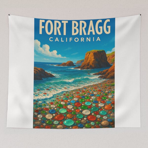 Item preview, Pacific Waves at Glass Beach, Fort Bragg California designed and sold by Places On Earth.