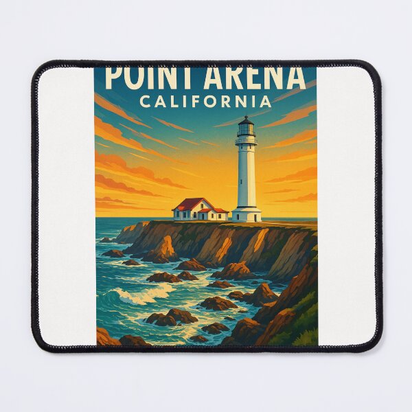 Item preview, Point Arena Lighthouse at Sunset, Mendocino Coast designed and sold by Places On Earth.