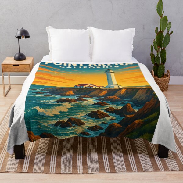 Item preview, Point Arena Lighthouse at Sunset, Mendocino Coast designed and sold by Places On Earth.