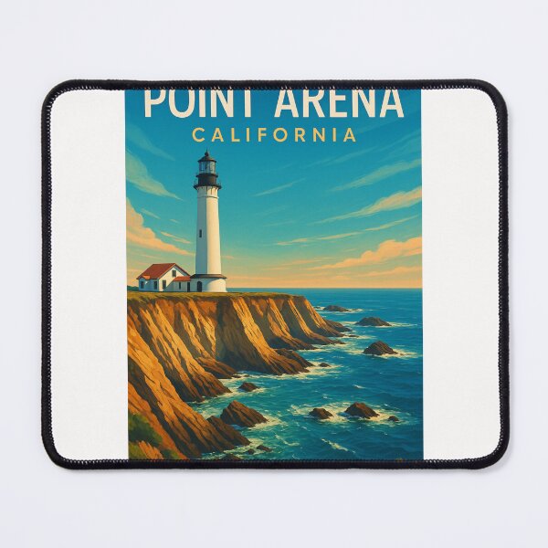 Item preview, Point Arena Lighthouse on California’s Coastal Cliffs designed and sold by Places On Earth.
