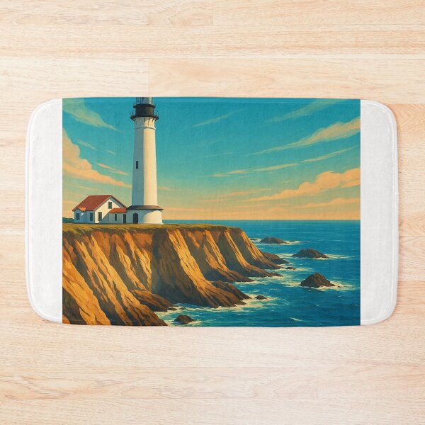 Item preview, Point Arena Lighthouse on California’s Coastal Cliffs designed and sold by Places On Earth.
