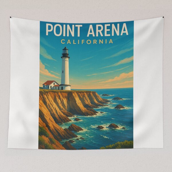 Item preview, Point Arena Lighthouse on California’s Coastal Cliffs designed and sold by Places On Earth.
