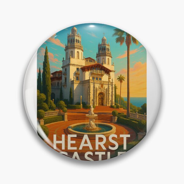 Item preview, Hearst Castle Entrance and Courtyard, San Simeon designed and sold by Places On Earth.