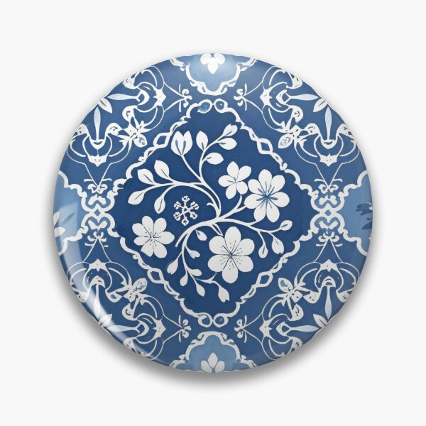 Item preview, Blue Floral Pattern designed and sold by Kayslab.