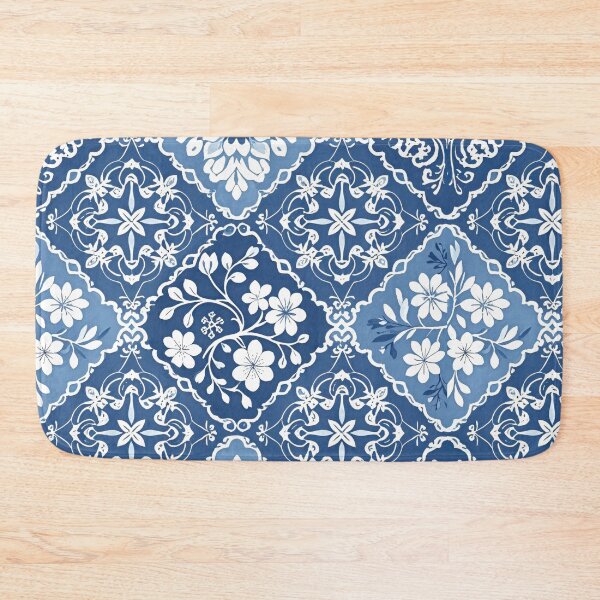 Item preview, Blue Floral Pattern designed and sold by Kayslab.