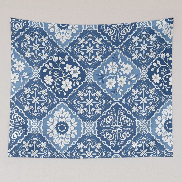 Item preview, Blue Floral Pattern designed and sold by Kayslab.