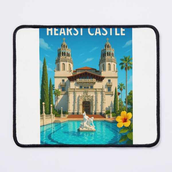Item preview, Hearst Castle Towers and Neptune Pool, San Simeon California designed and sold by Places On Earth.