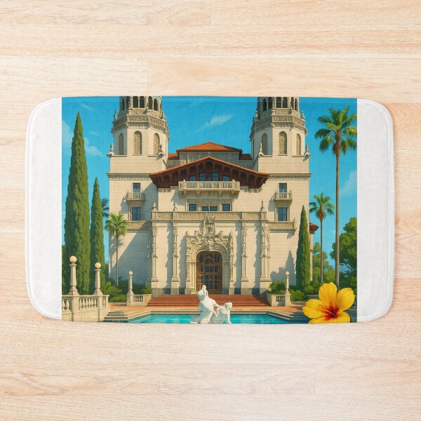 Item preview, Hearst Castle Towers and Neptune Pool, San Simeon California designed and sold by Places On Earth.
