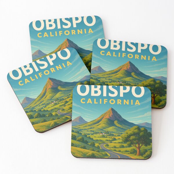 Item preview, San Luis Obispo Landscape and Highway with Cerro San Luis designed and sold by Places On Earth.